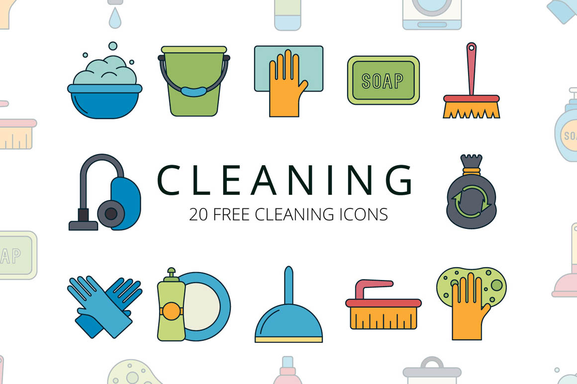 Cleaning Vector Free Icons