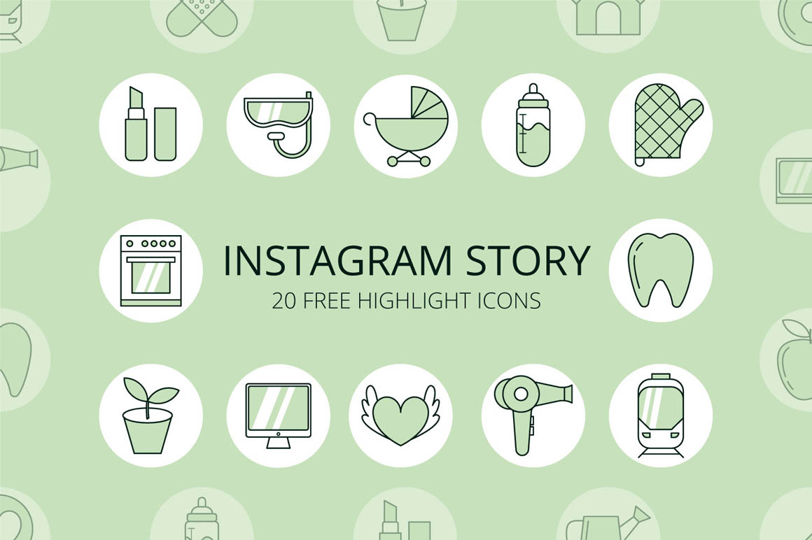Instagram Story Highlight Free Icons