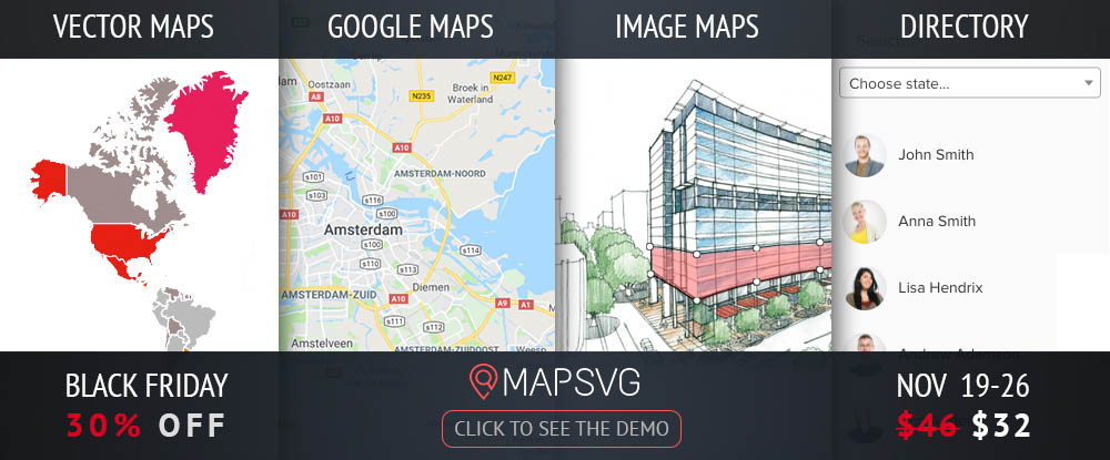 MapSVG WordPress Map Plugin