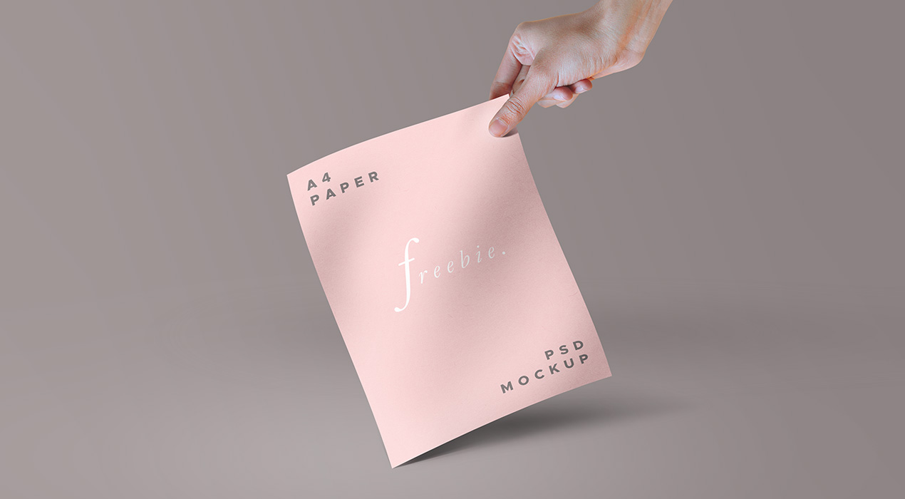 Download Freebie A4 Paper And Magazine Psd Mockups Graphicsfuel PSD Mockup Templates