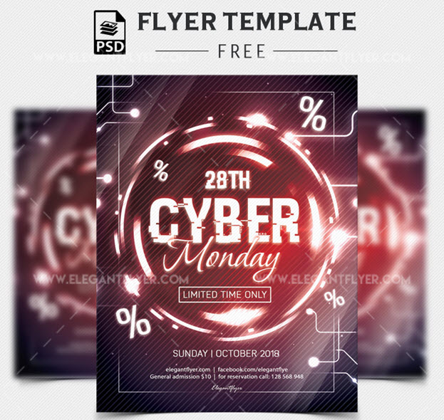 Cyber Monday – Free Flyer PSD Template