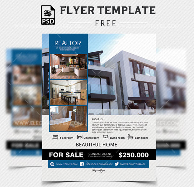 Realtor – Free Flyer PSD Template