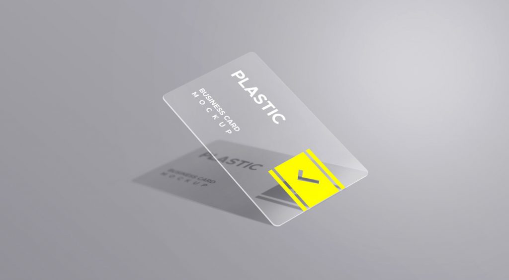 Plastic Business Card Mockups