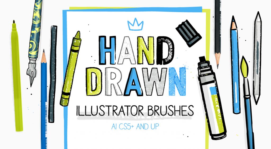 Hand-drawn Illustrator Brushes