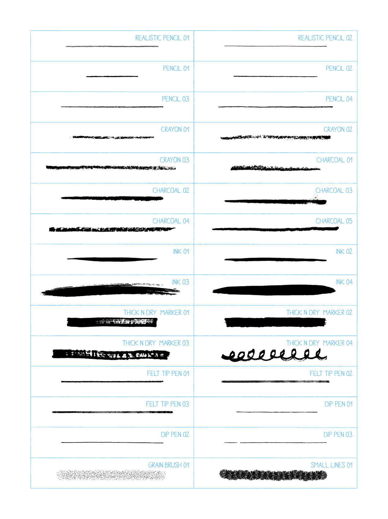 Hand-drawn Illustrator Brushes