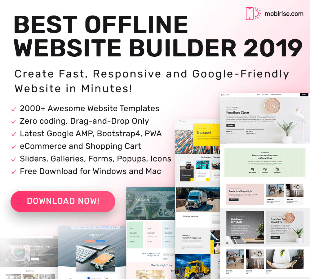 Mobirise Website Builder