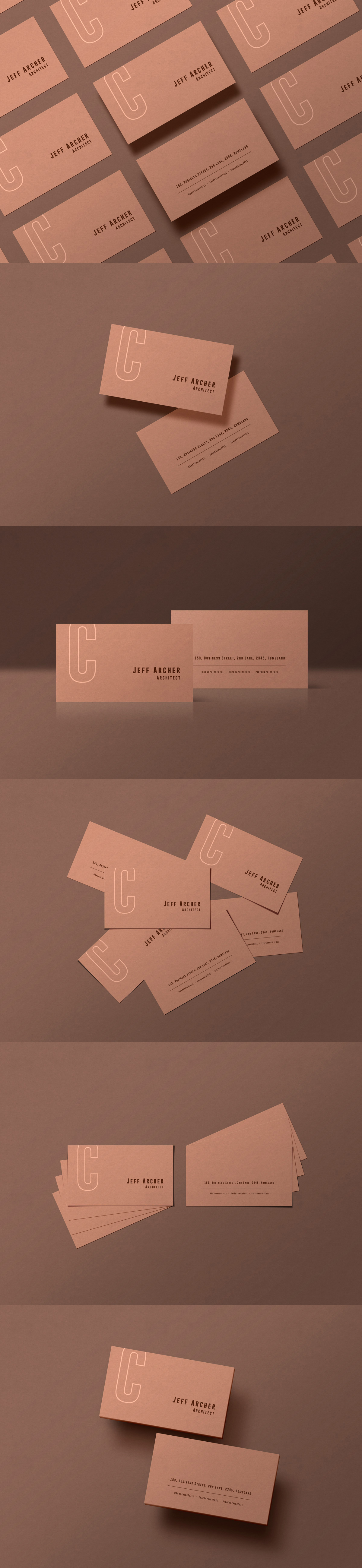 Download Business Cards Mockup Templates