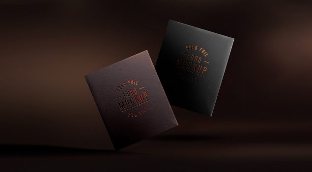 Download Gold Foil Logo Mockup PSD Archives - GraphicsFuel