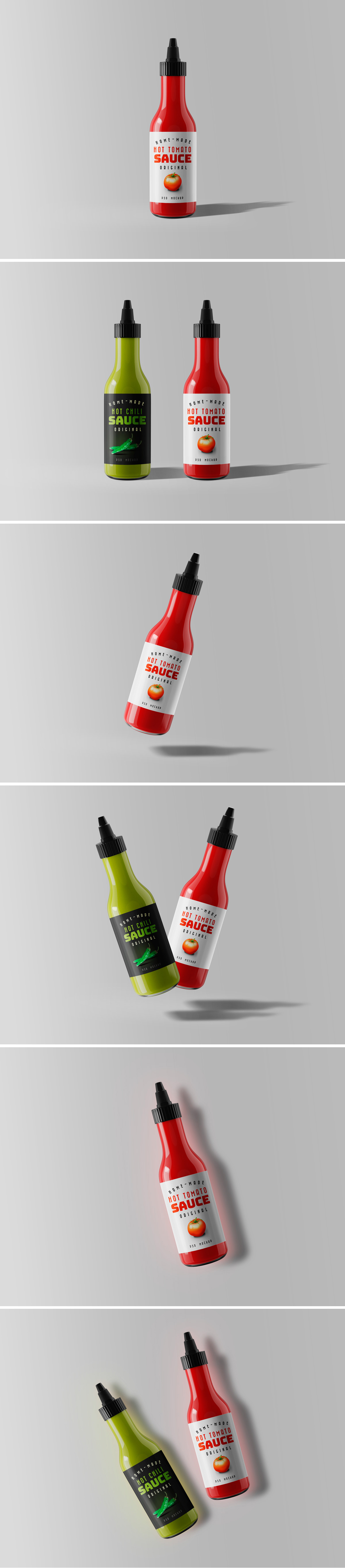 Download Sauce Bottle Mockups