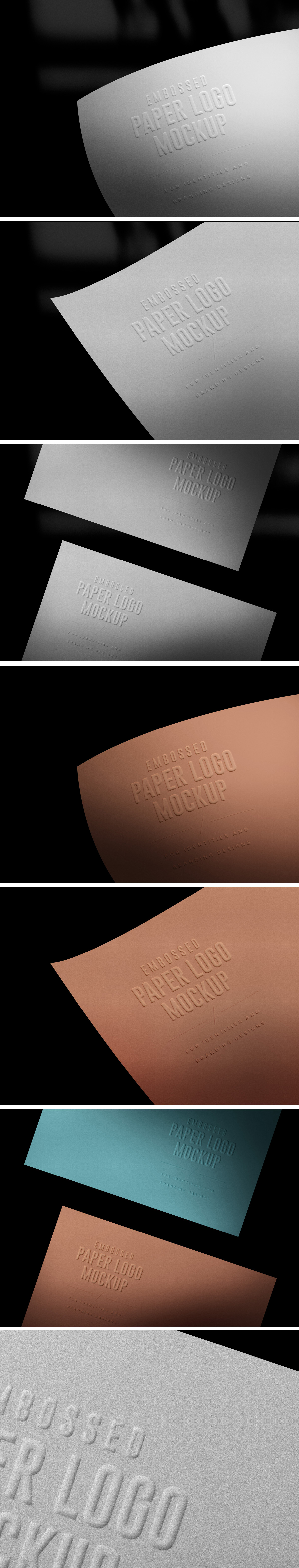 Paper Branding Logo Mockups