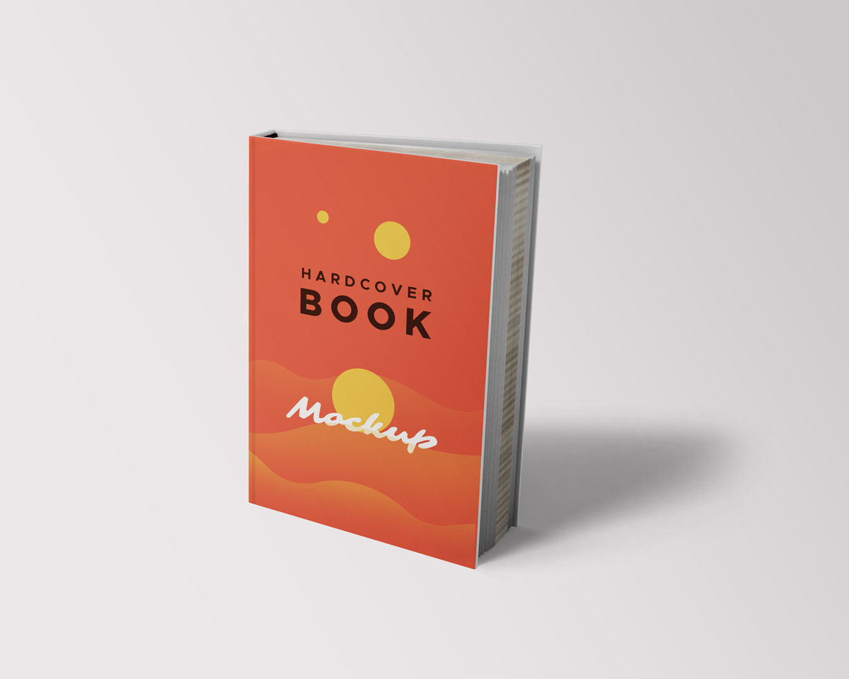 Hardcover Book Mockup Template