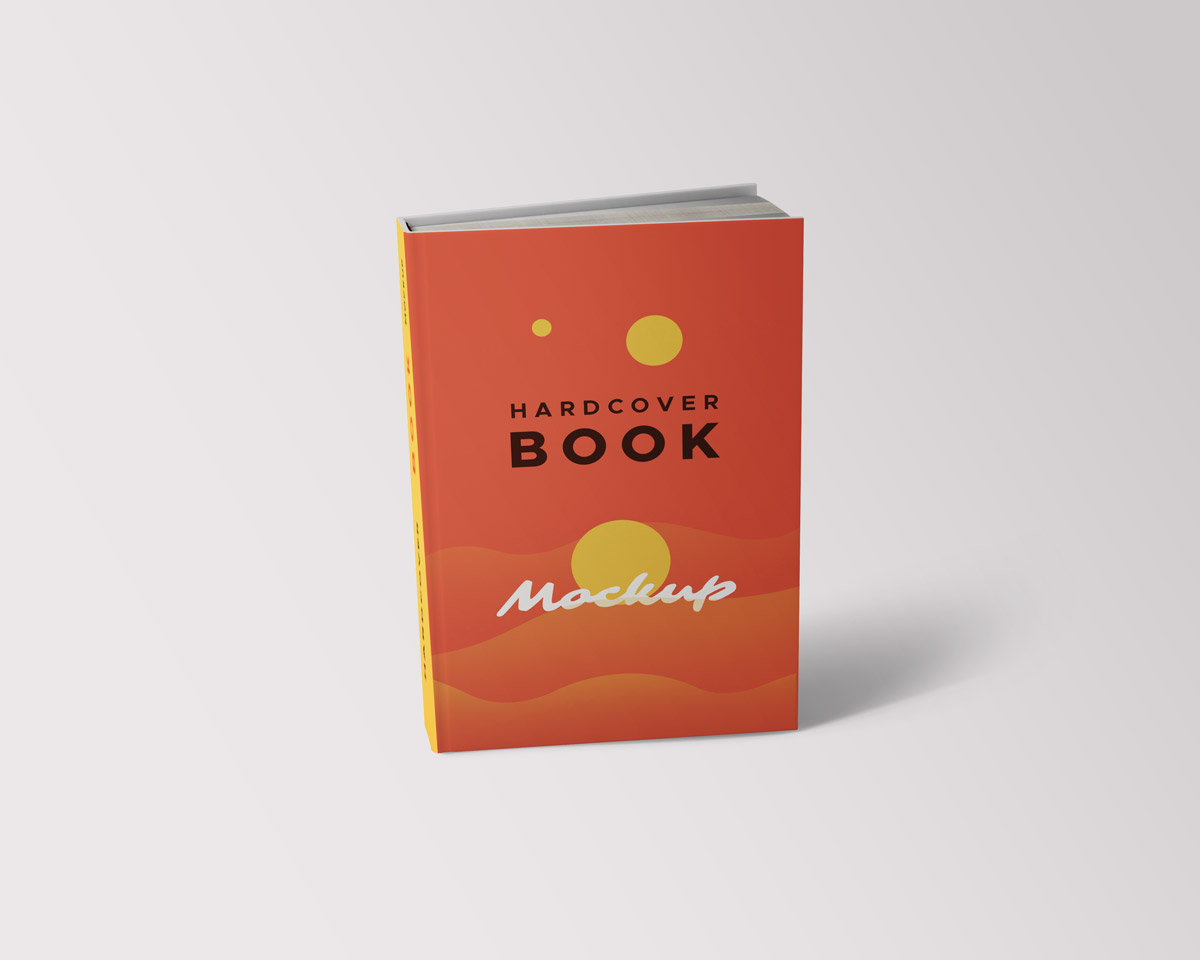 Hardcover Book Mockup Template