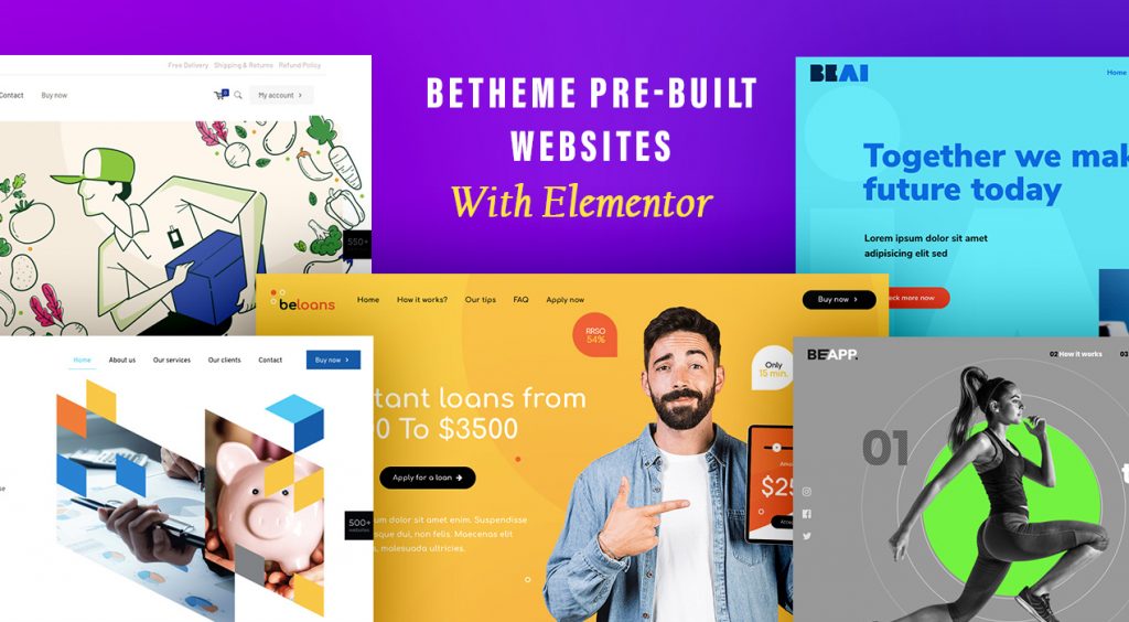 BeTheme Prebuilt Websites With Elementor