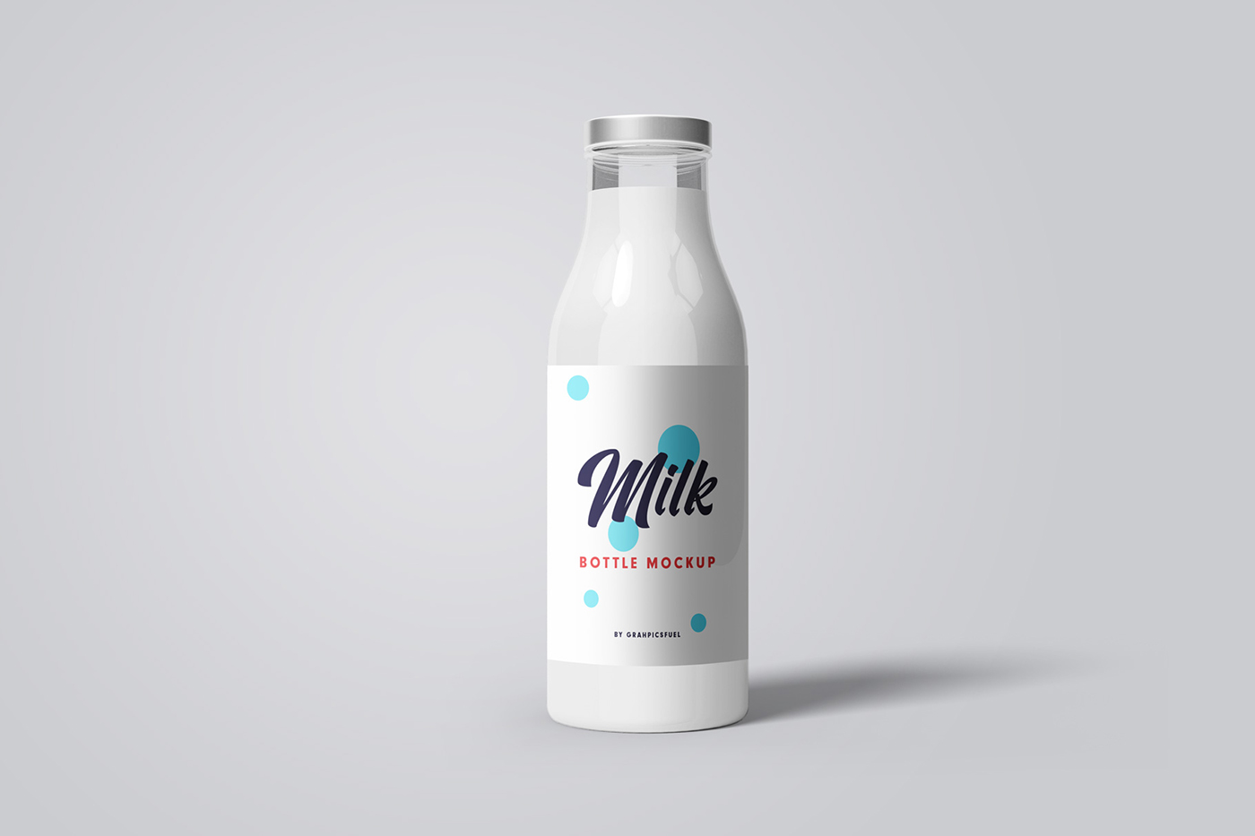 PSD Milk Bottle Mockups