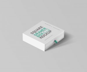 Download Sleeves Drawer Box Mockups