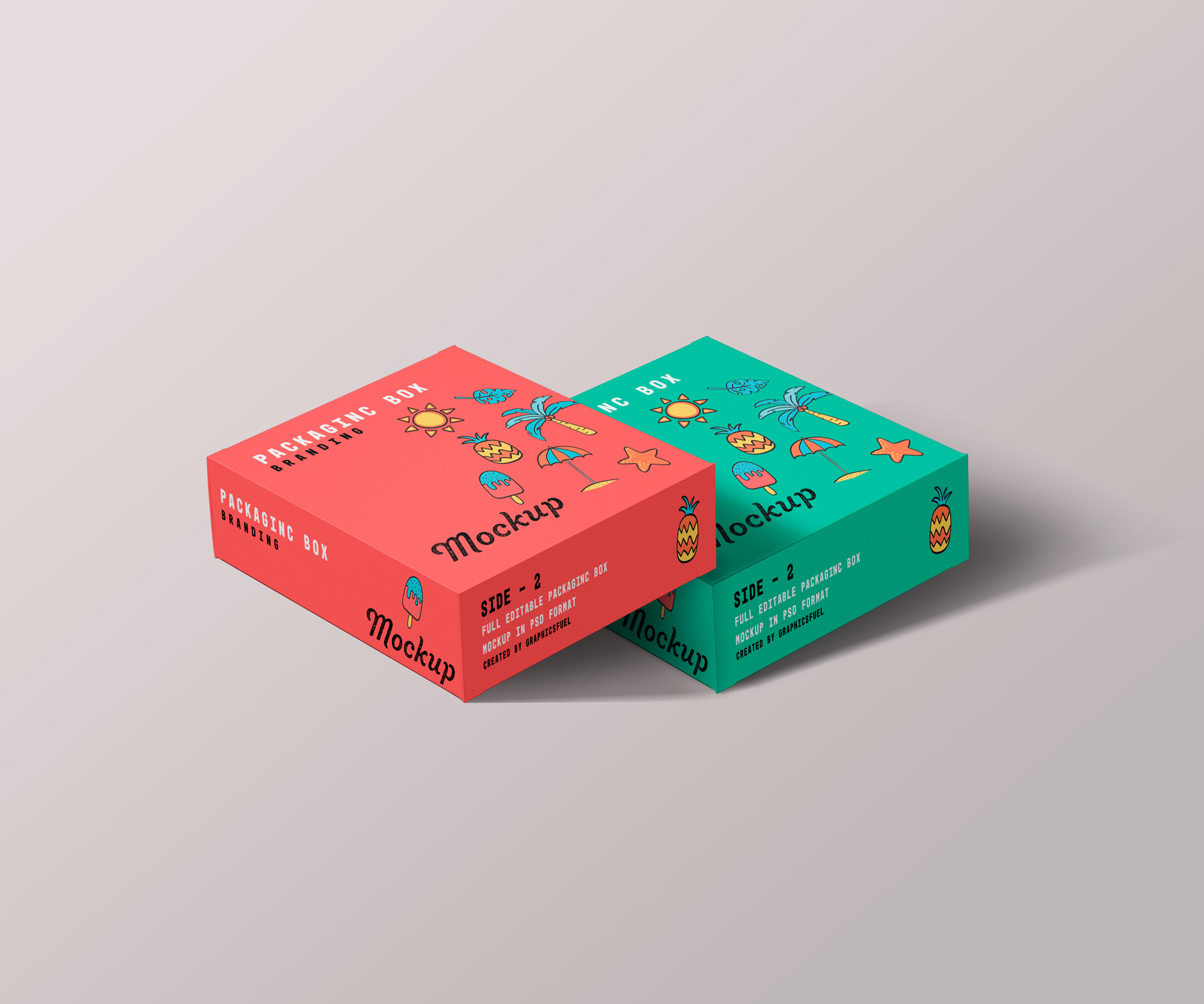 Packaging Box Mockups