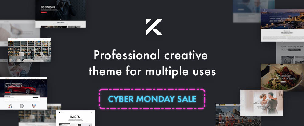Kalium – Creative theme for multiple uses