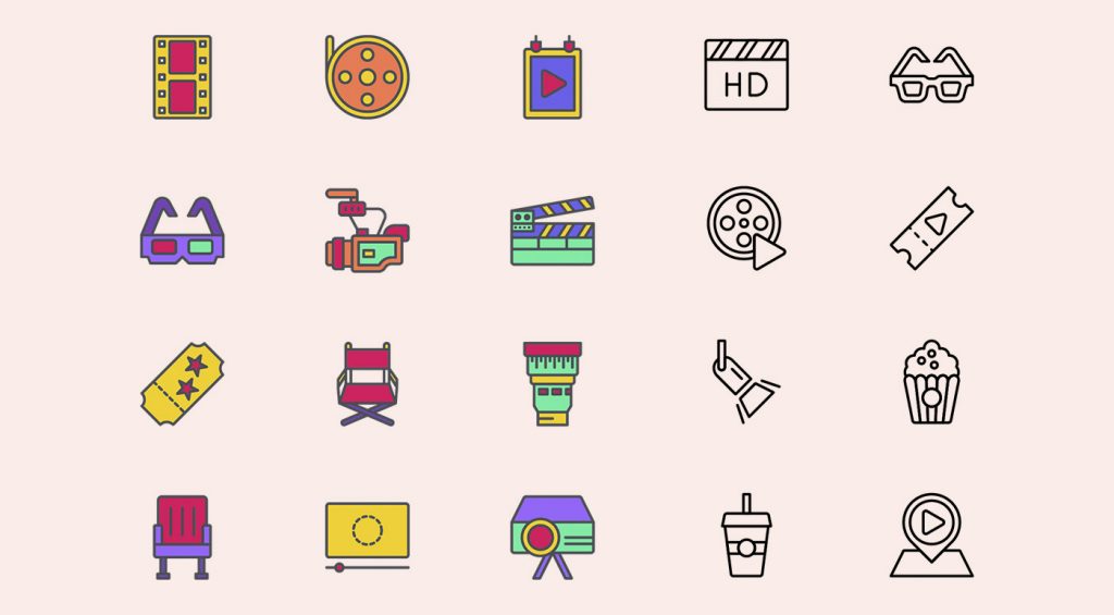 Movie and Cinema Icons