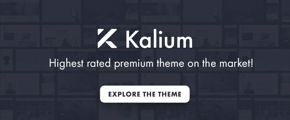 Kalium – Professional theme for multiple uses