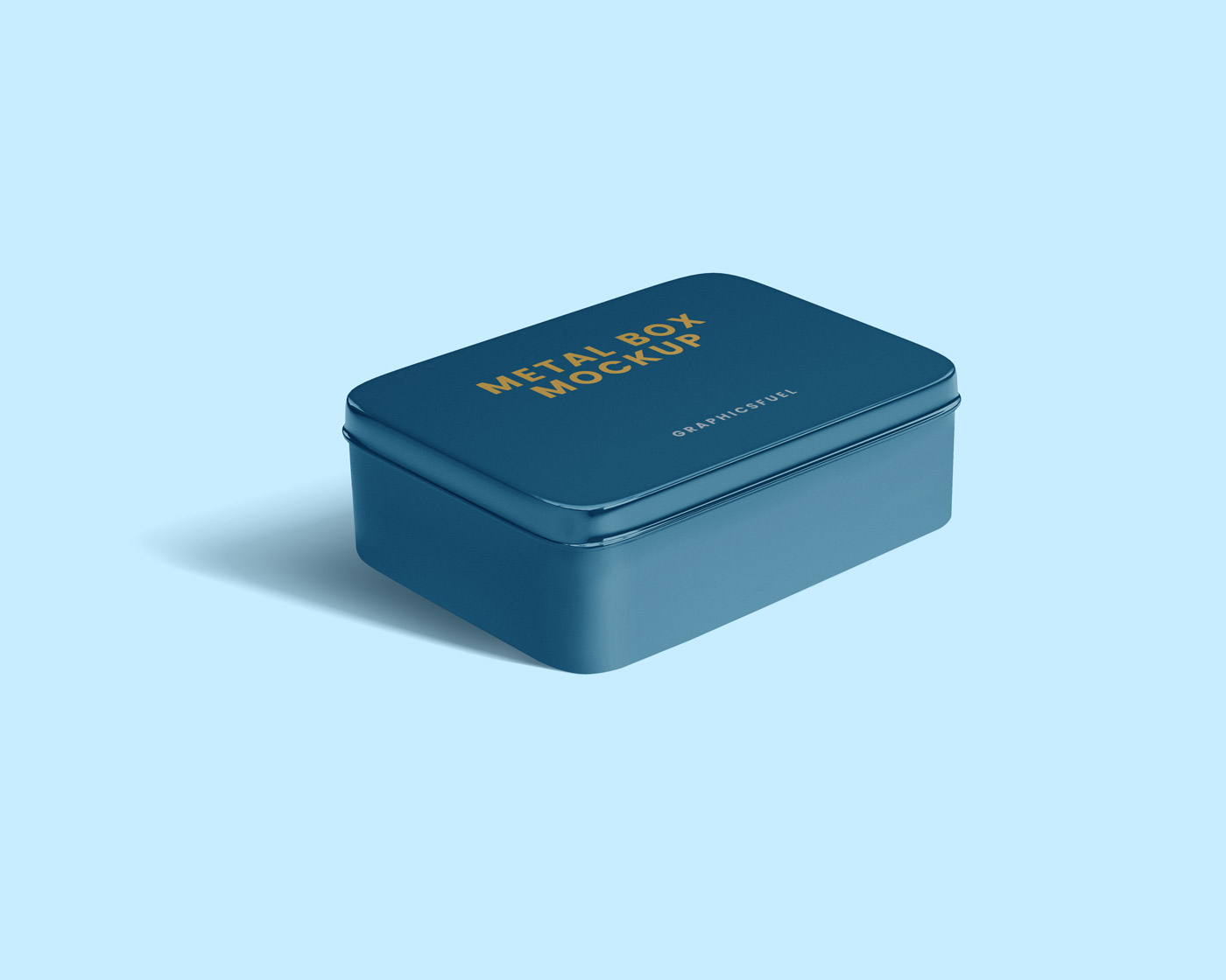 Metal Box Mockup Tempate