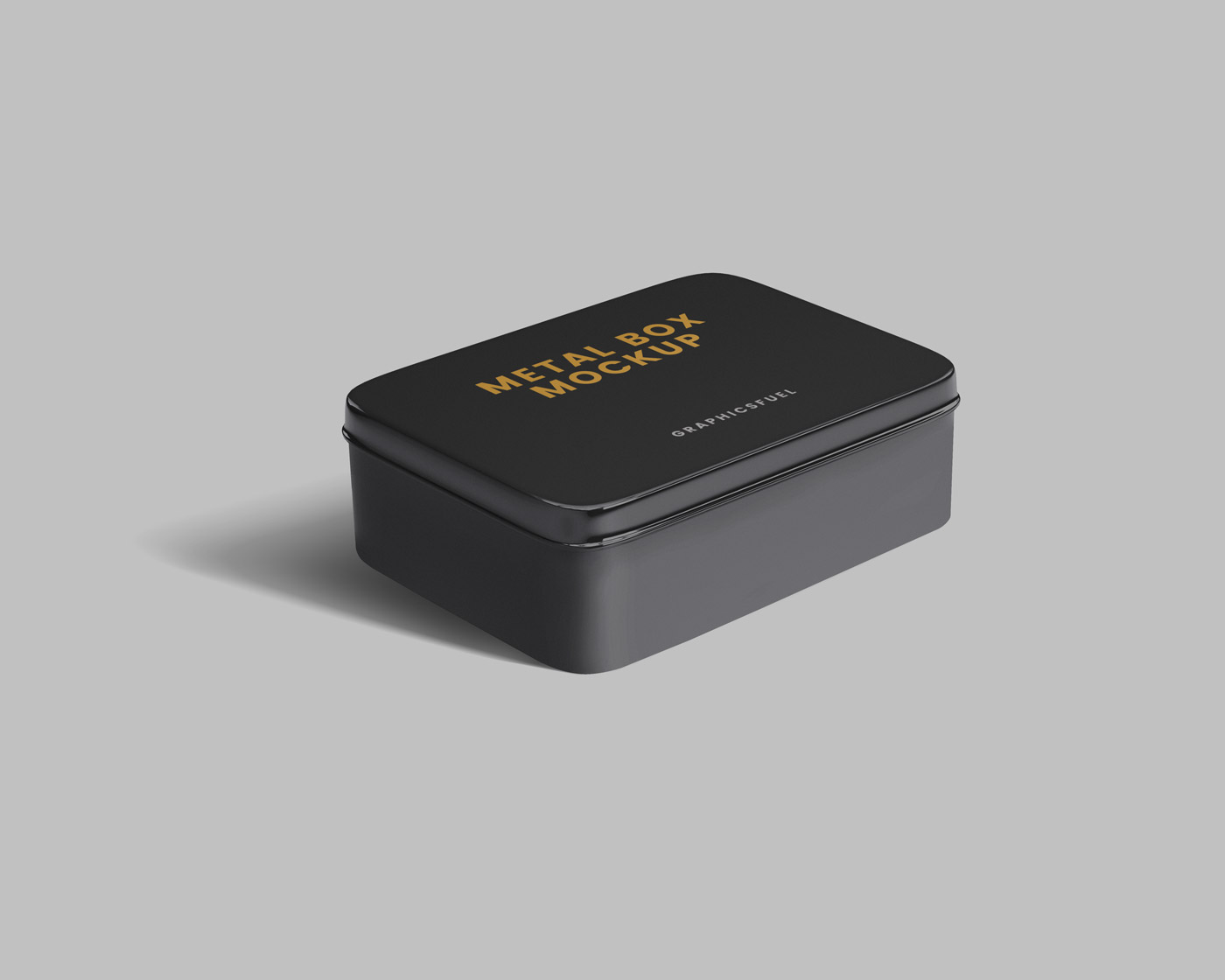 Metal Box Mockup Tempate