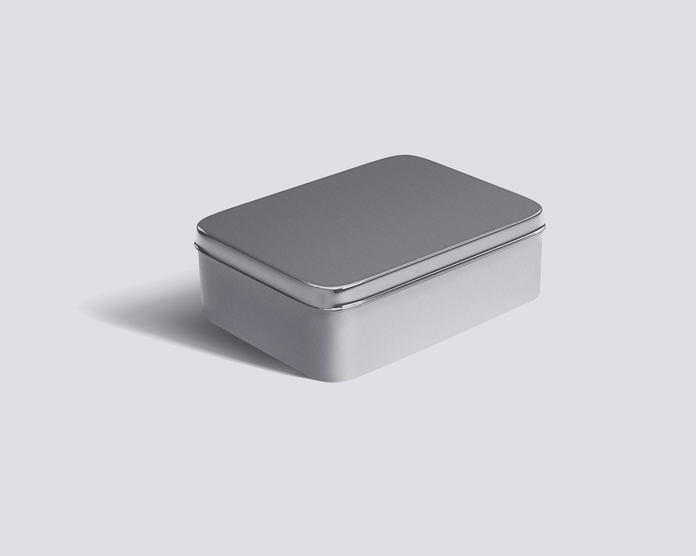 Metal Box Mockup Tempate