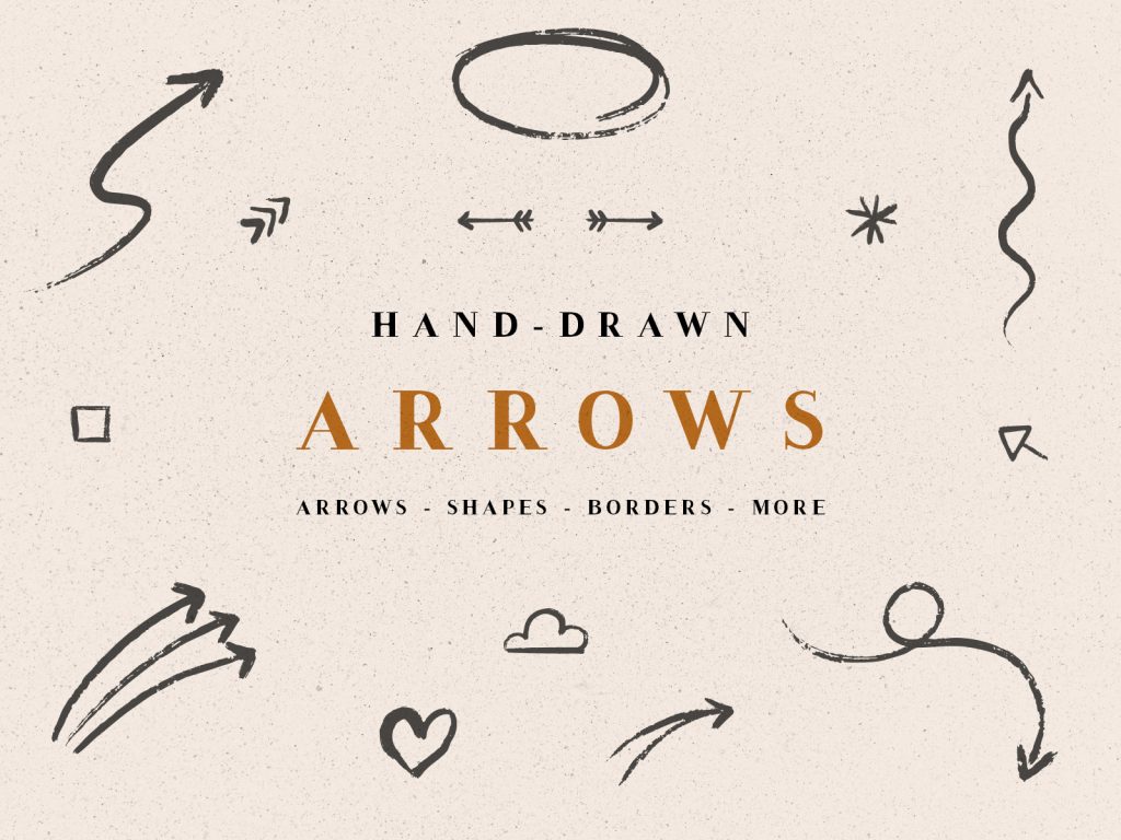 Handdrawn Arrows And Shapes