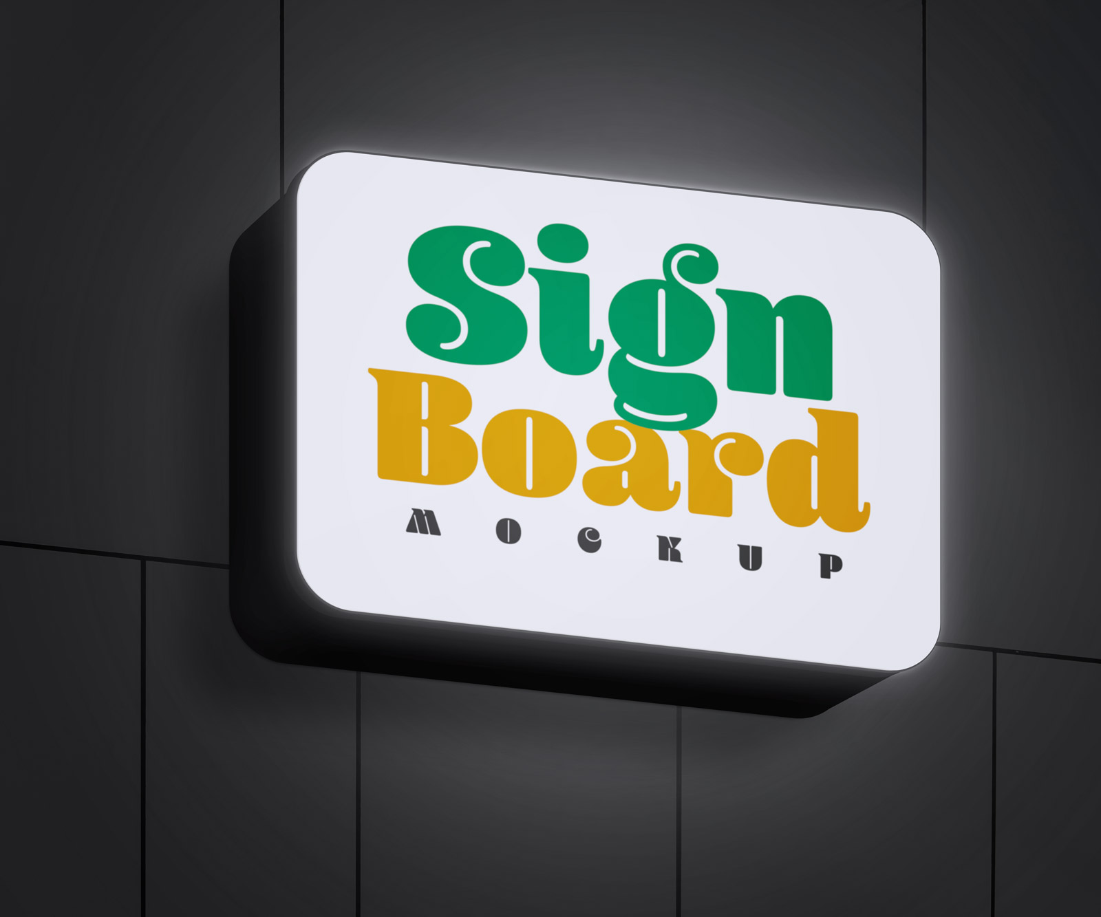 Outdoor Signboard Mockup