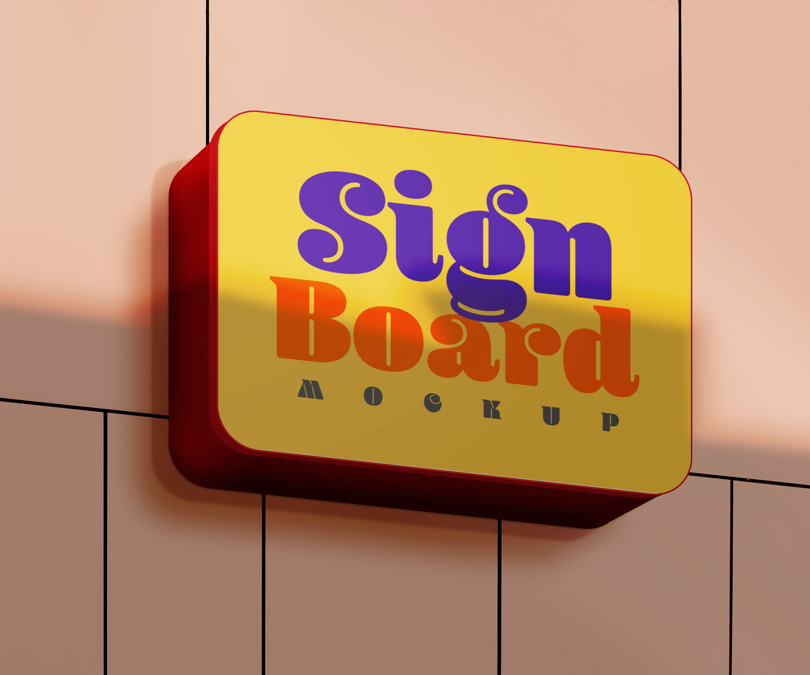 Outdoor Signboard Mockup