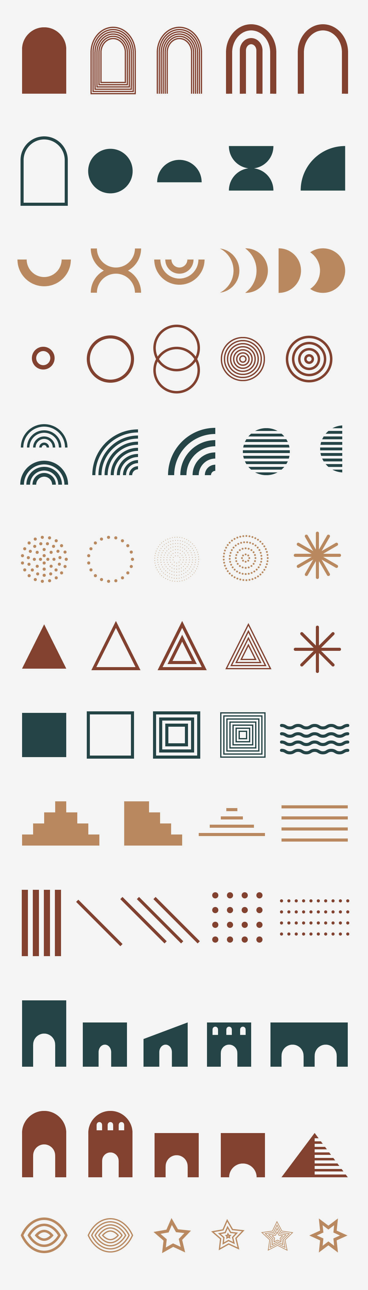 Abstract Vector Geometric Shapes