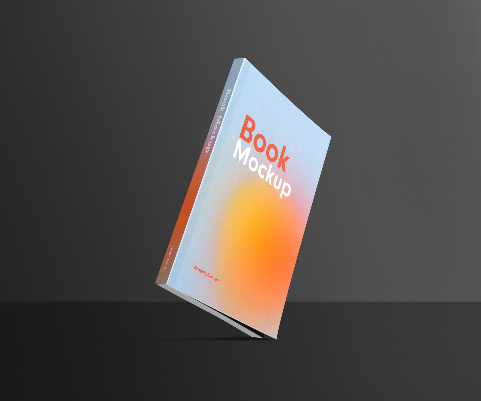 Standing Book Mockup Template