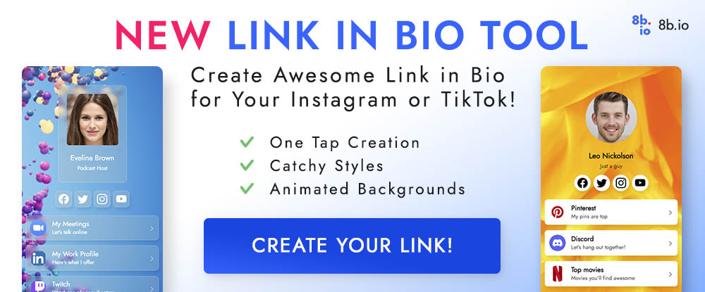 8bio – Linktree Alternative