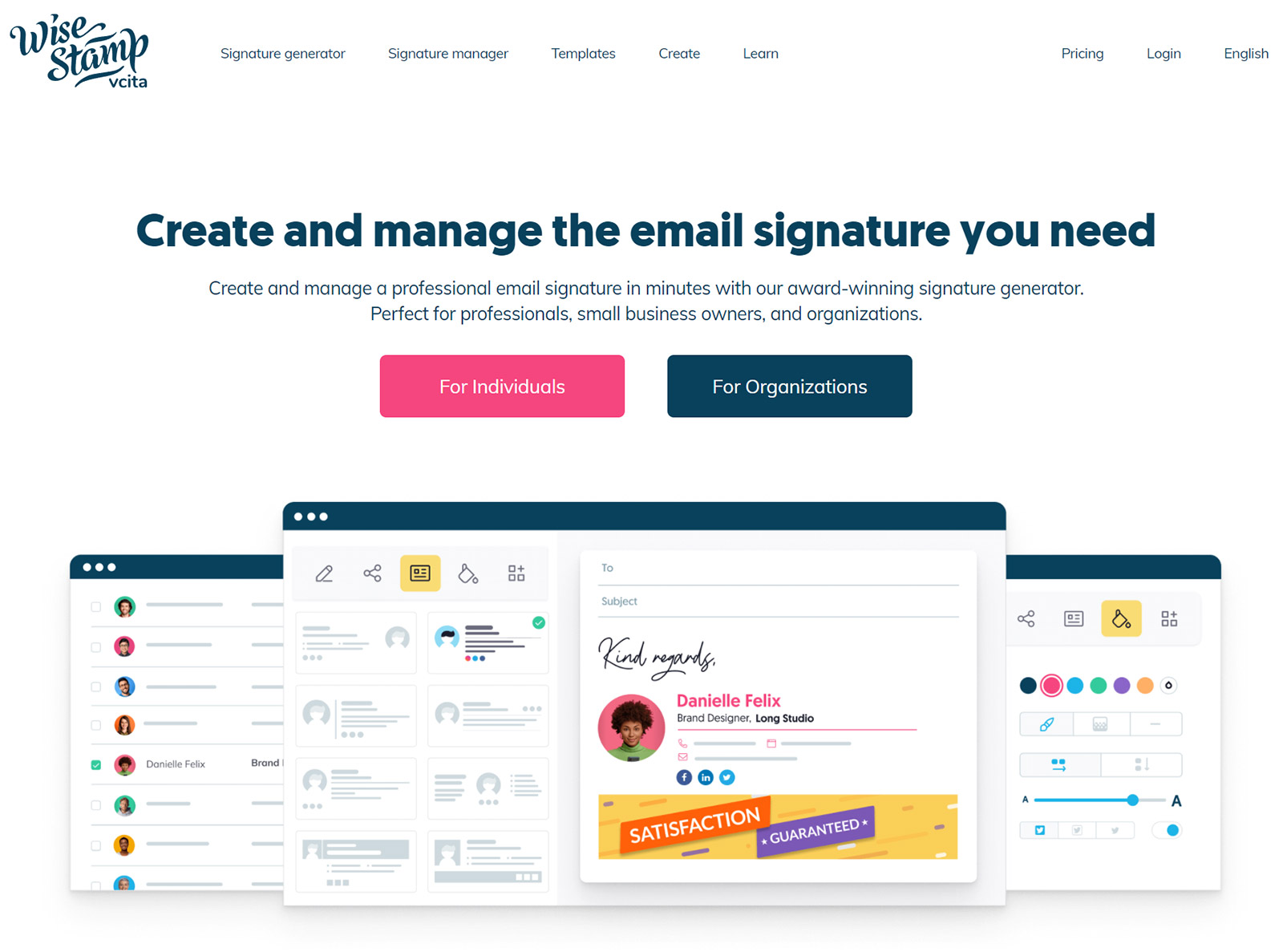 Wisestamp - Best for email signature