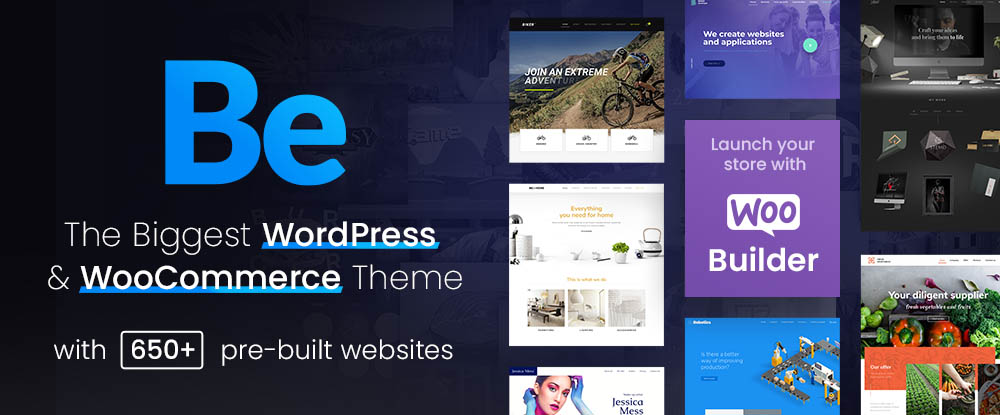 Be - The Biggest WordPress and portfolio WordPress theme