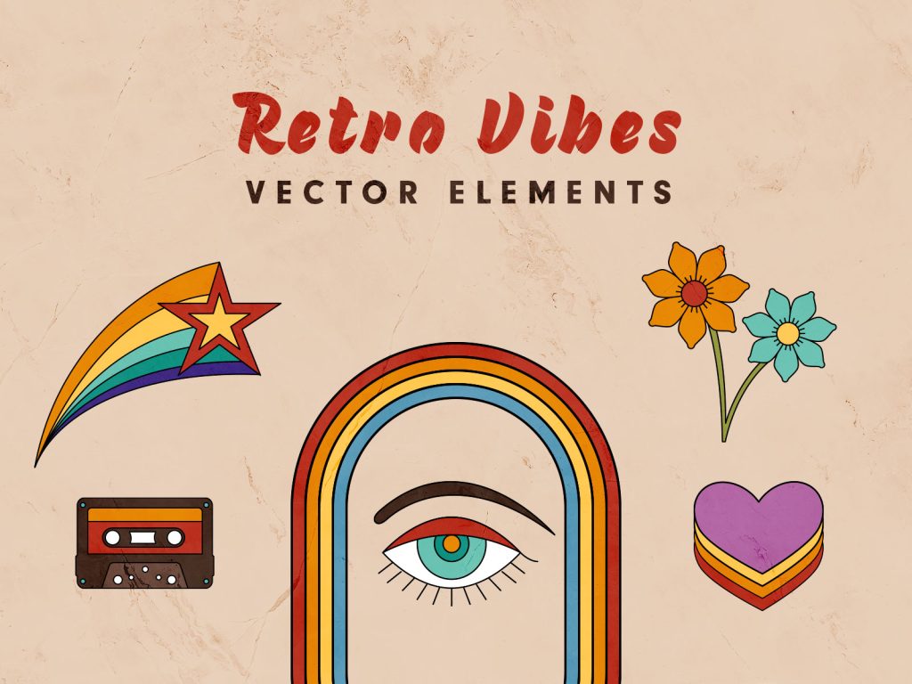 Retro-Vibes-Vector-Elements