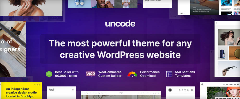 Uncode – Creative & WooCommerce WordPress Theme