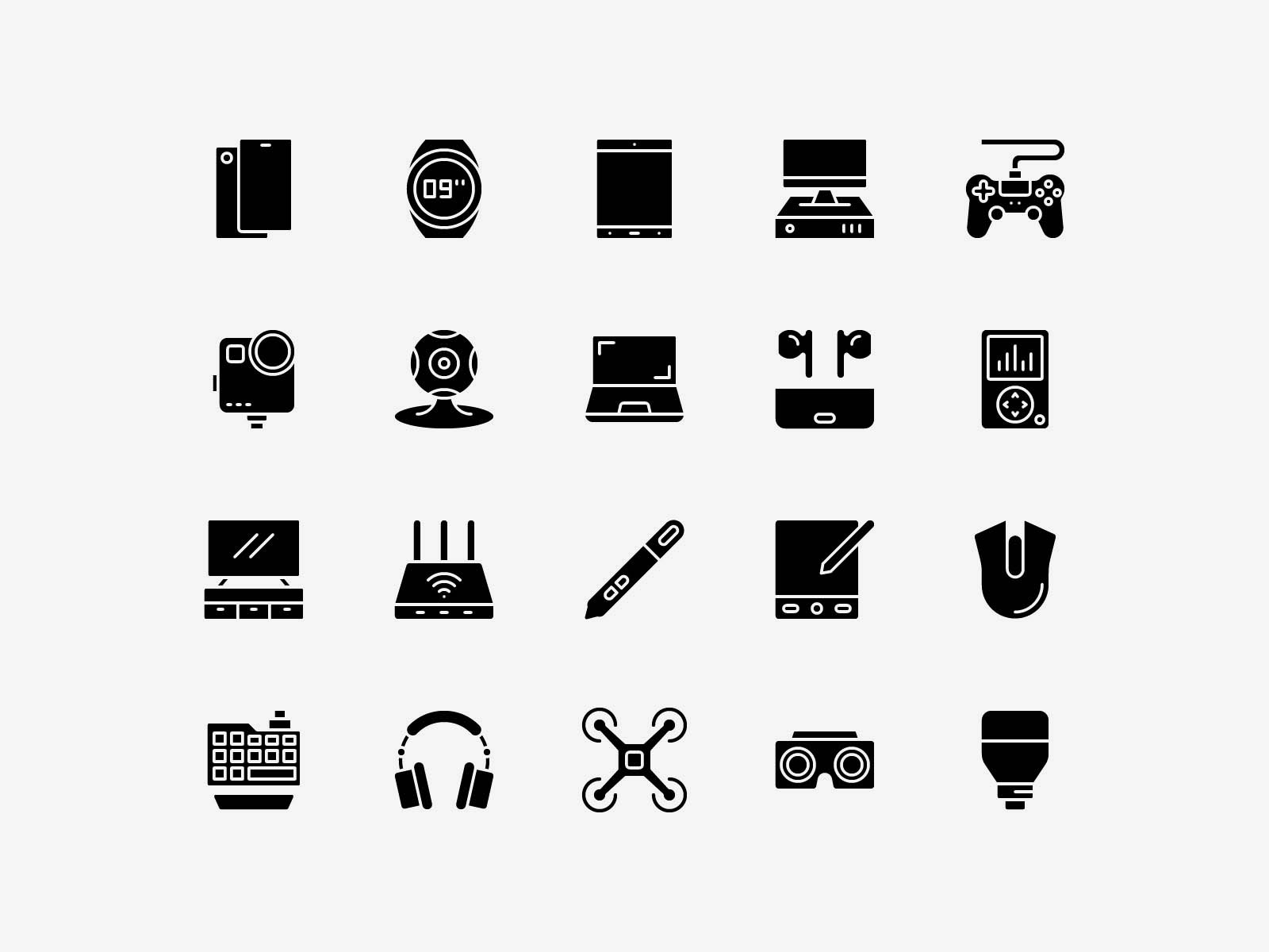 Vector Gadget Icons Pack Solid