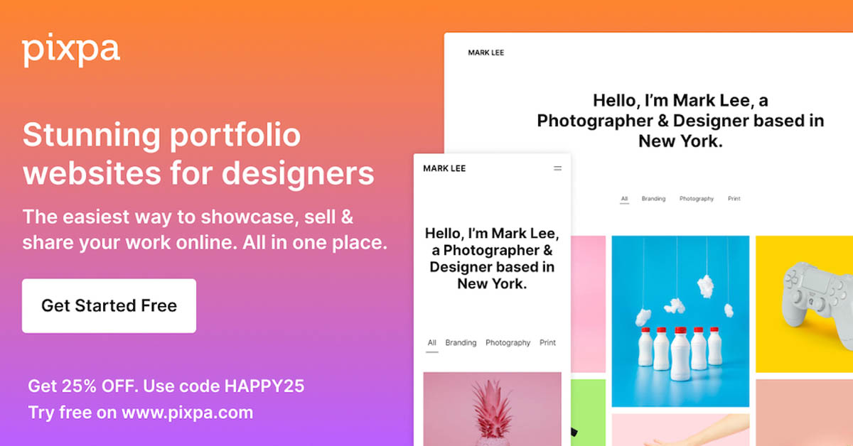 Pixpa - Portfolio Websites for Designers