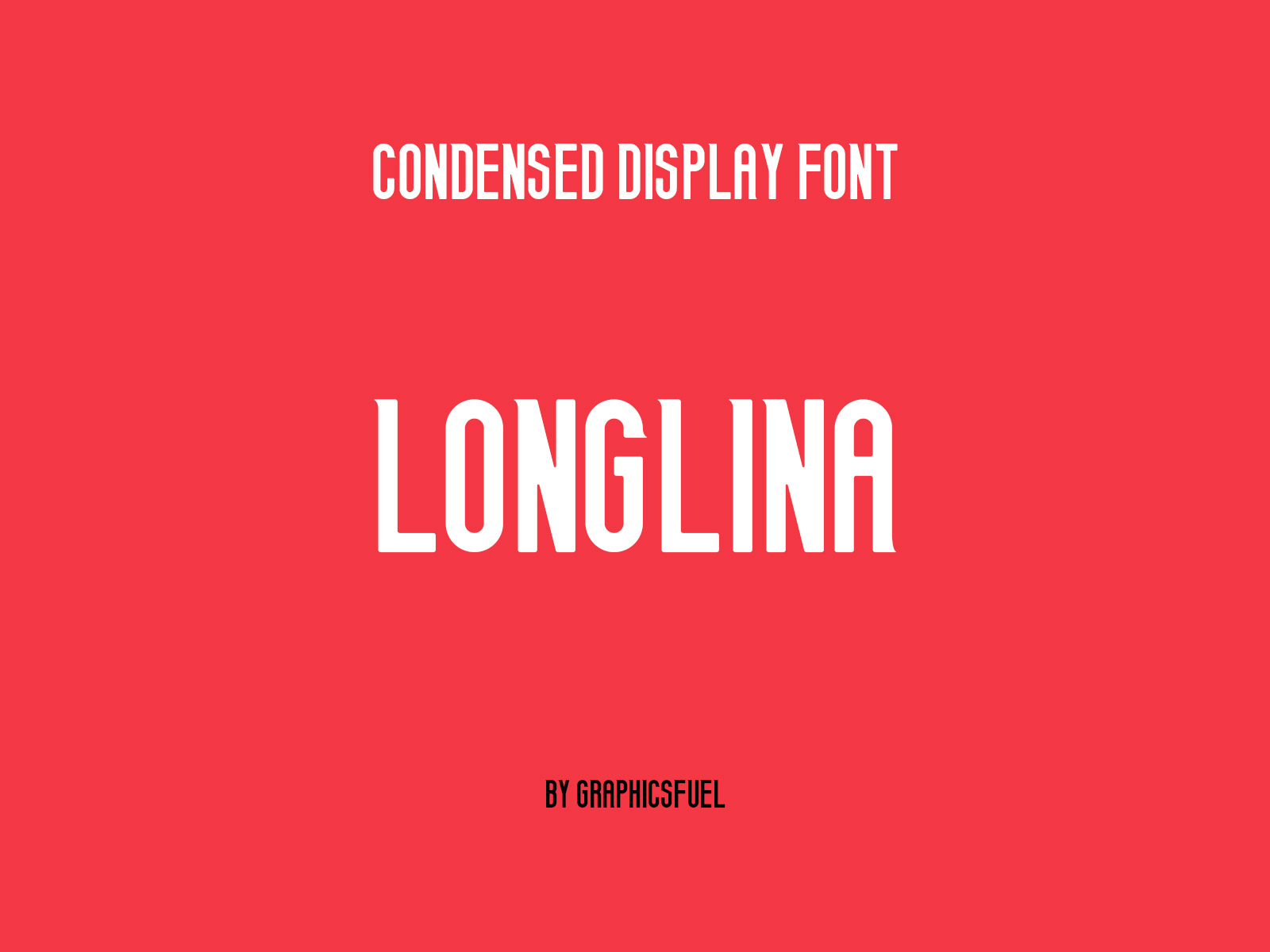 Longlina Narrow Condensed Display Font