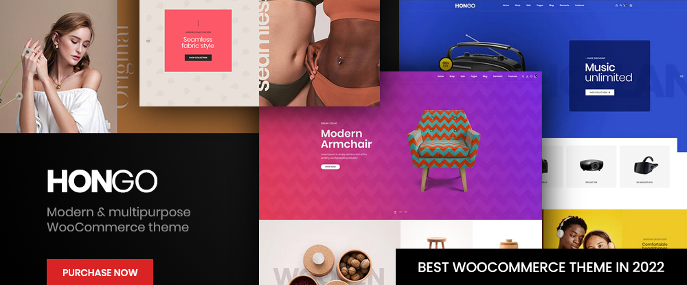 Hongo – Modern Multipurpose WooCommerce WordPress Theme