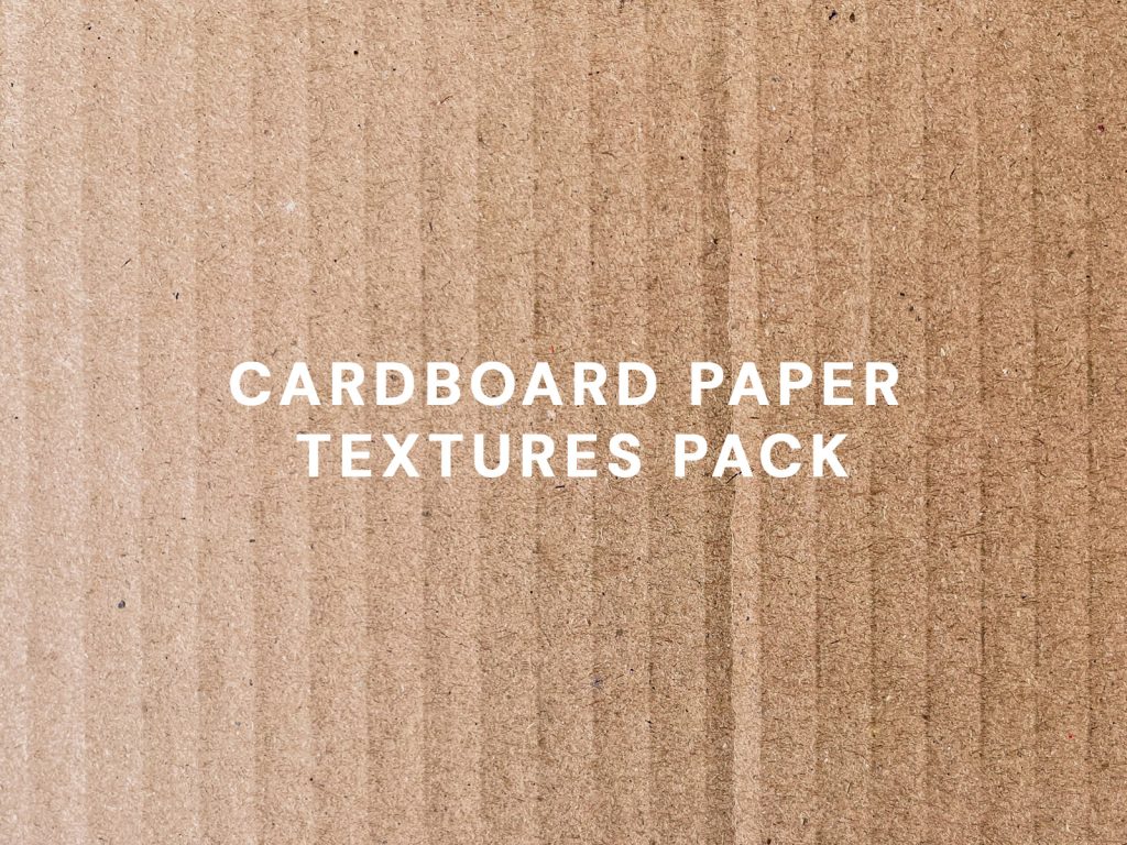 Cardboard Paper Textures Pack