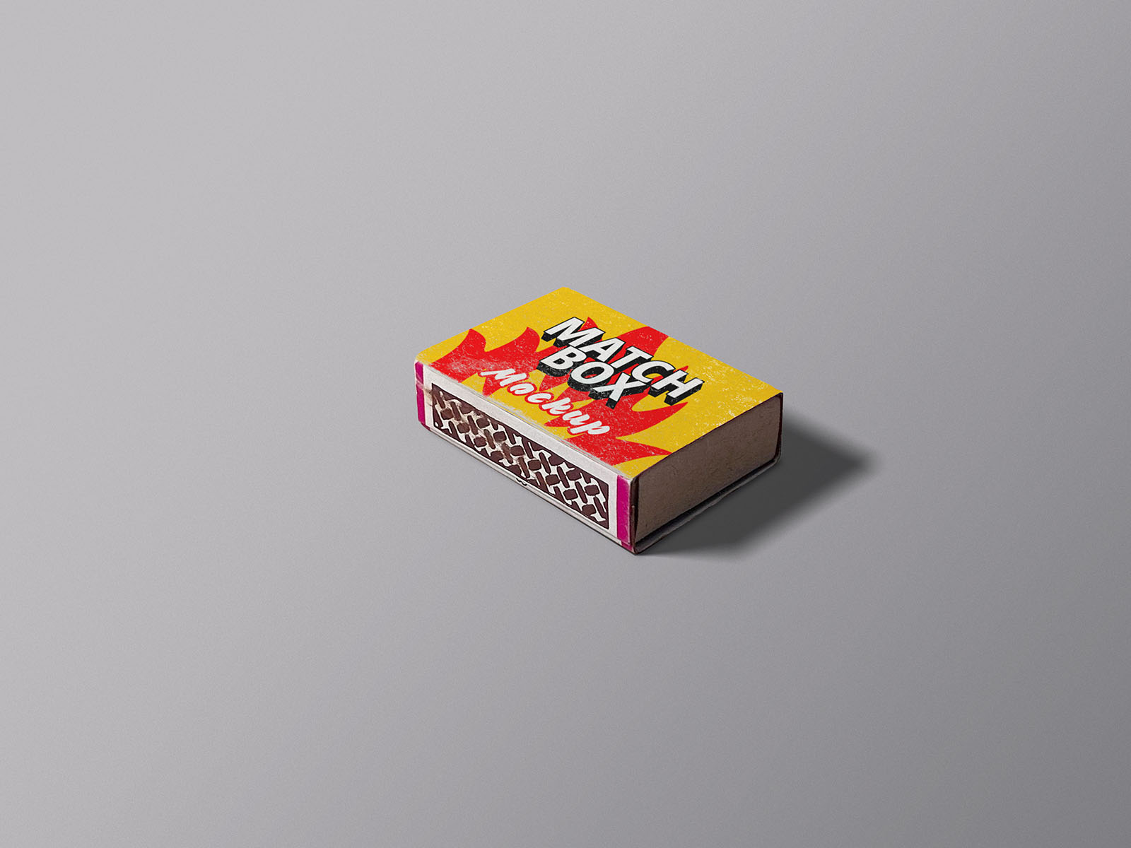 Withered Matchbox Mockup Template