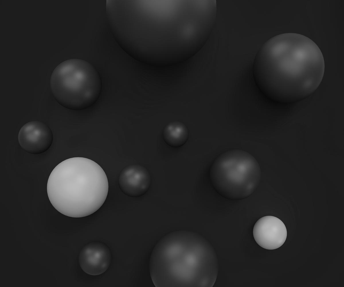 3D sphere background