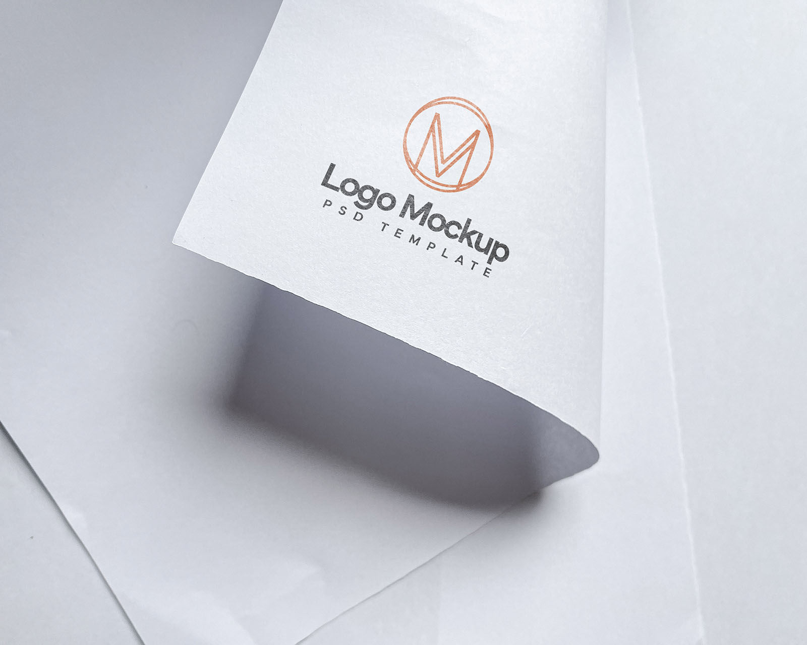 Paper logo mockup