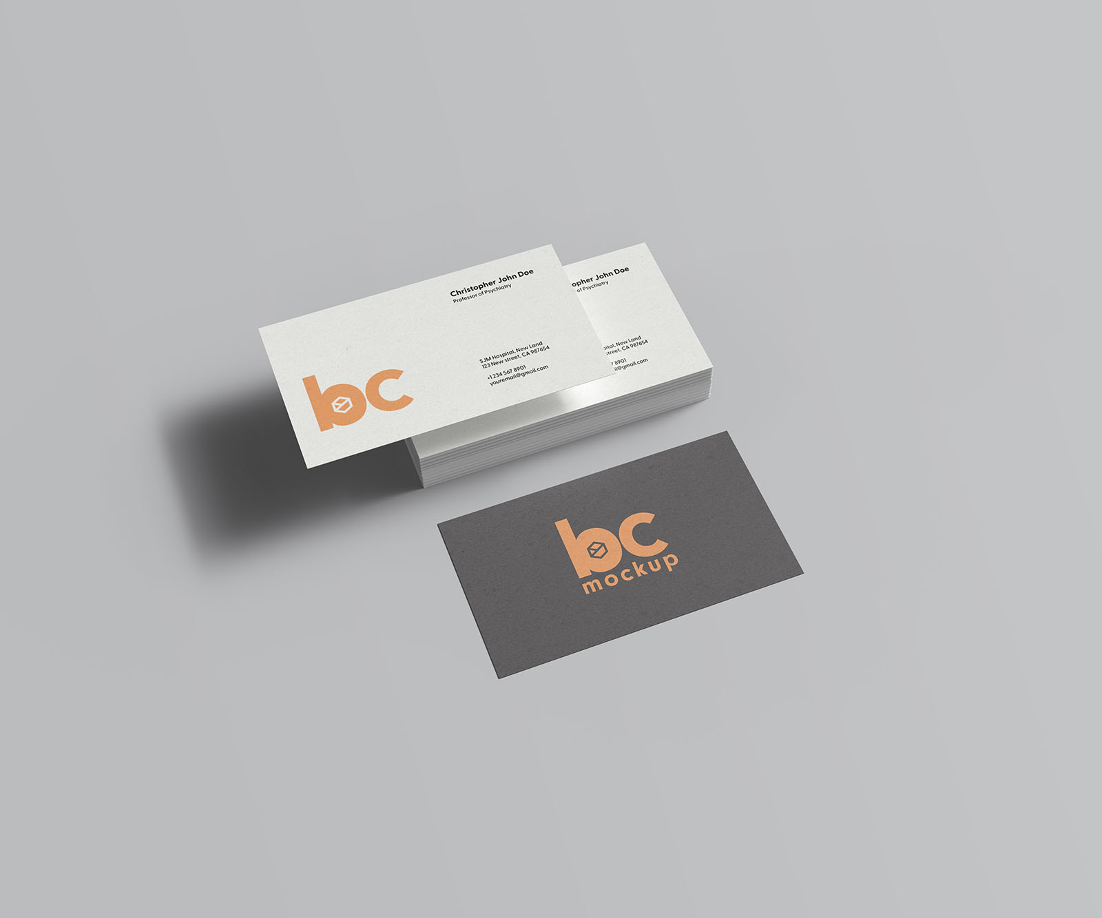 Business card mockup template