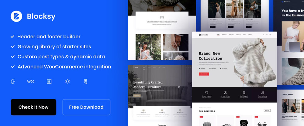 Blocksy Free Woocommerce Theme