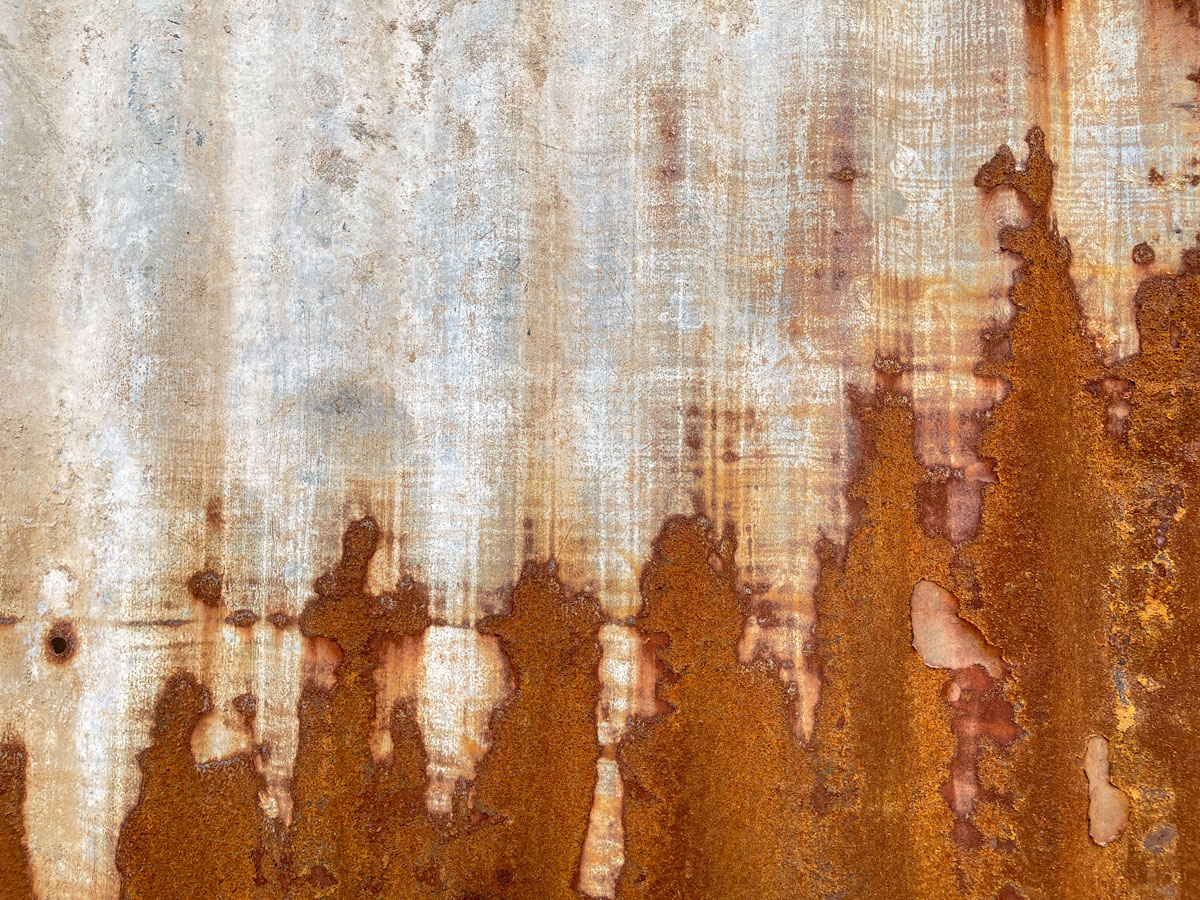 rusty metal plate texture