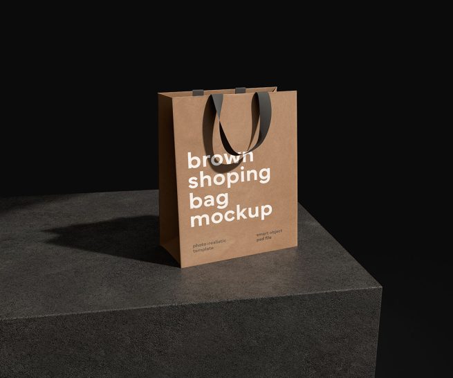 Shopping Bag Mockup - Graphicsfuel