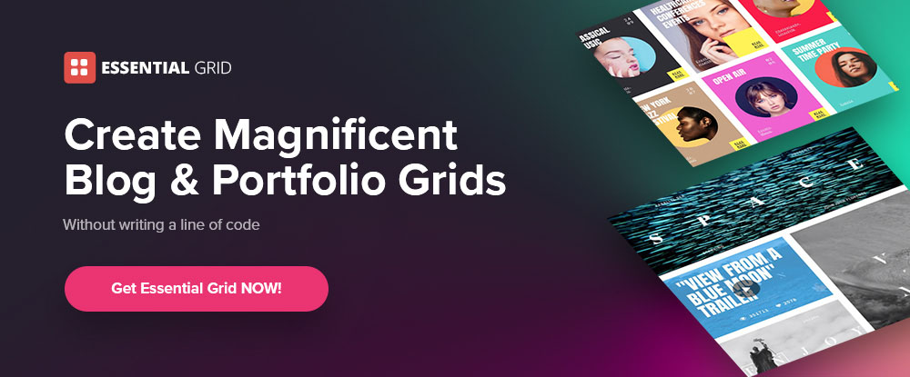 Essential Grid Plugin