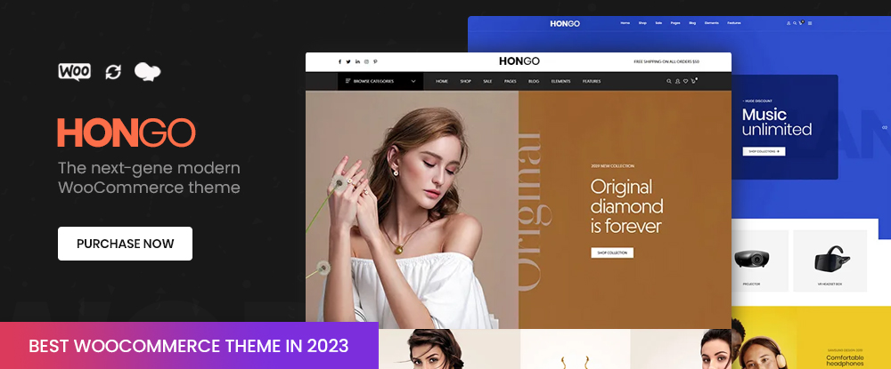 Hongo Woocommerce theme